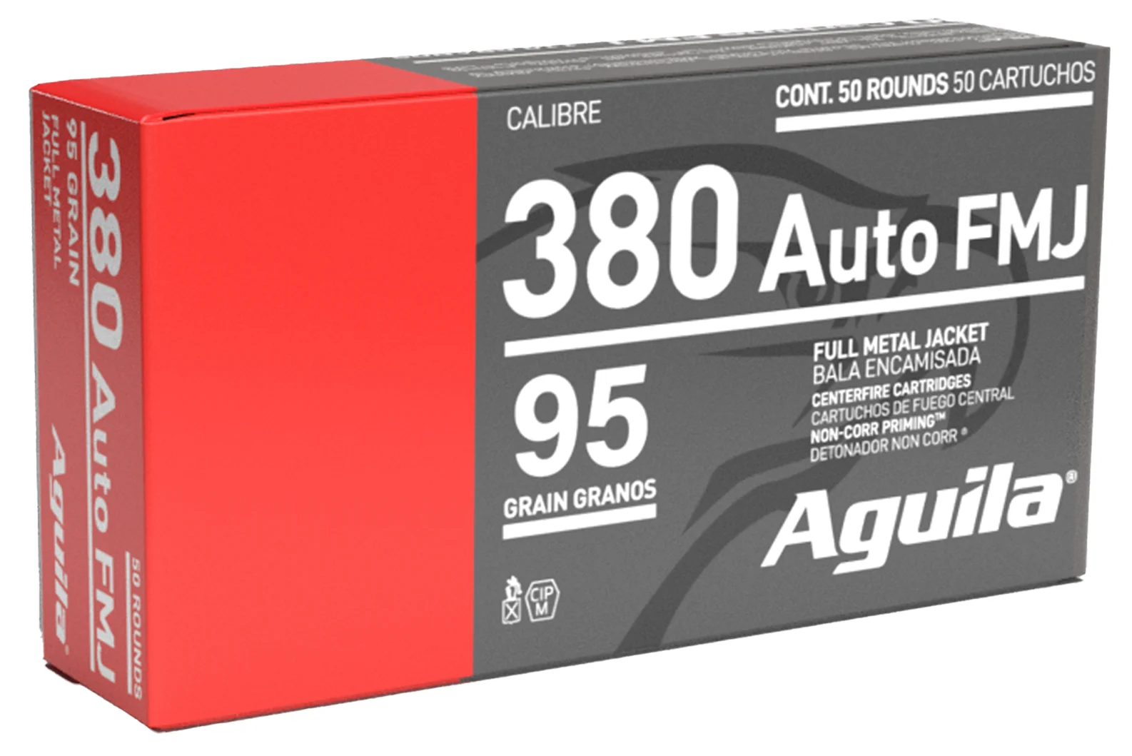aguila-ammunition .380 ACP 95gr FMJ