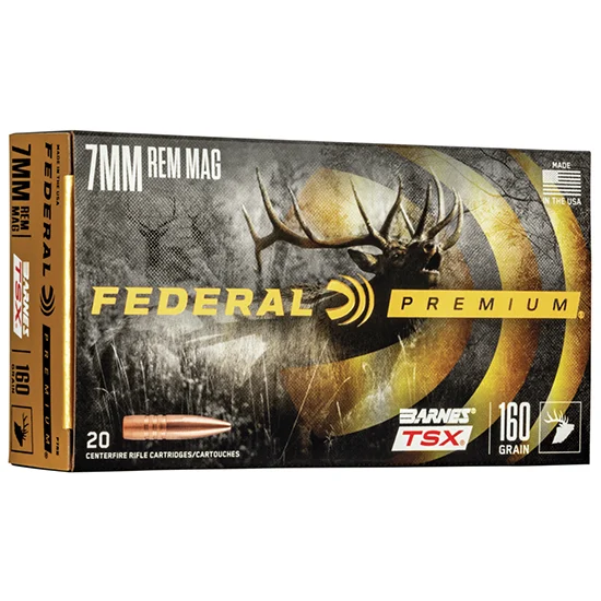 Federal 7mm Rem Mag 160gr TSX – 20rd