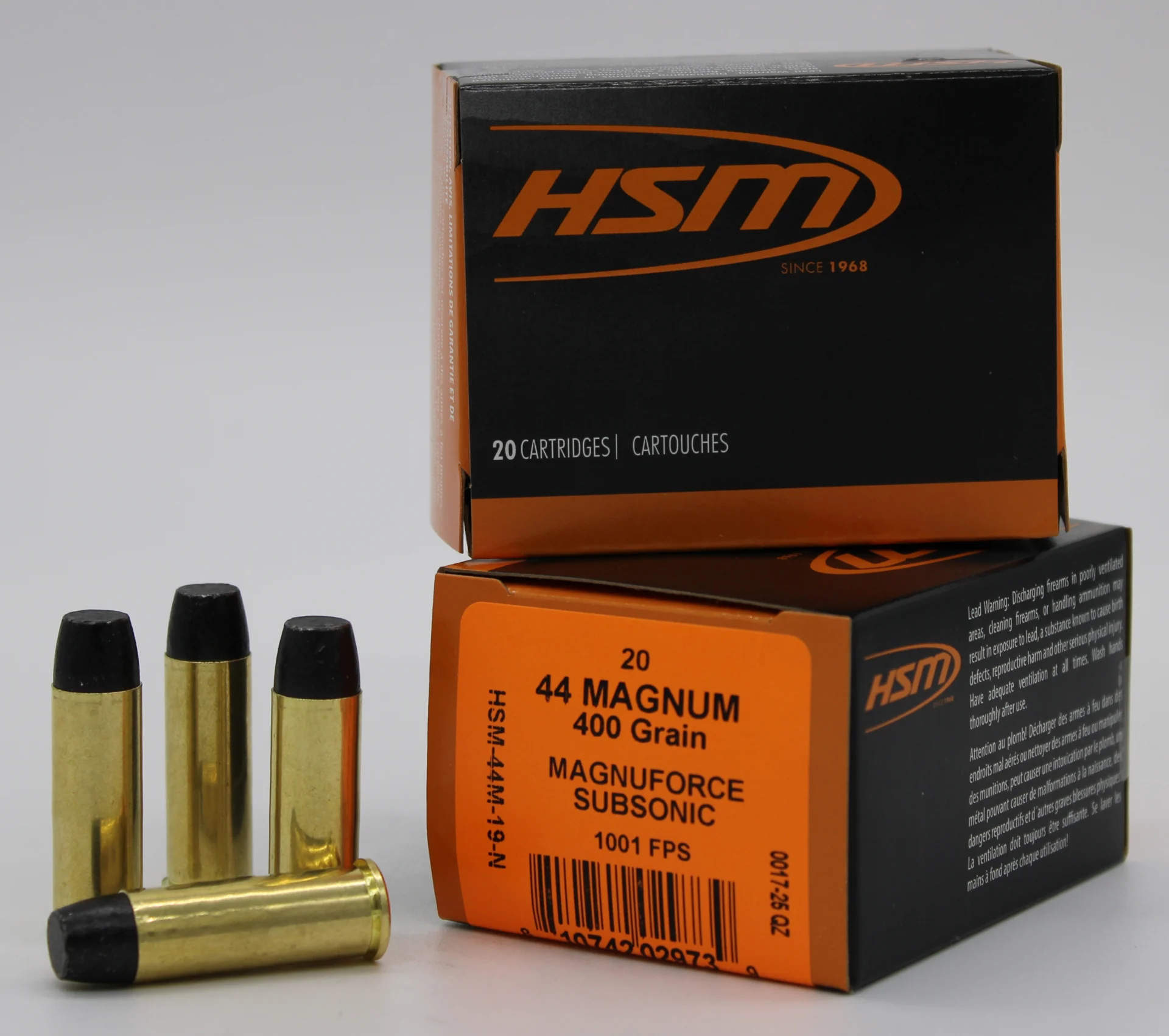 hsm .44 Magnum 400gr SUBSONIC