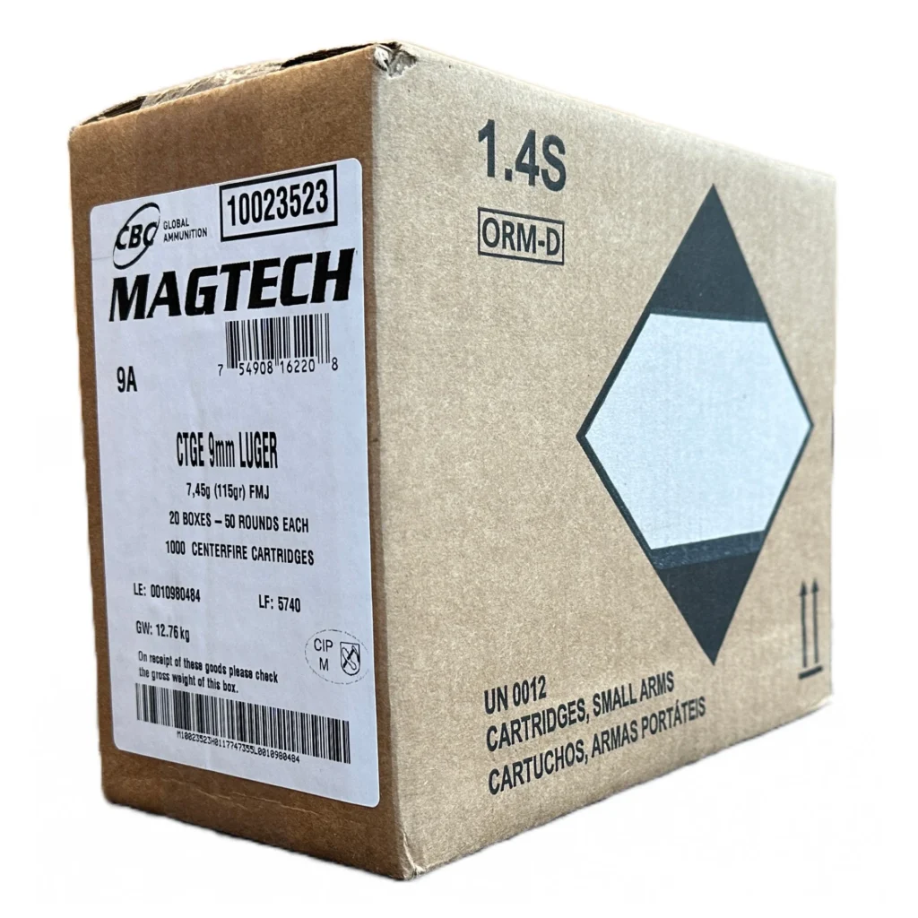 MAGTECH 9MM 115GR FMJ 1000RDS - Image 2