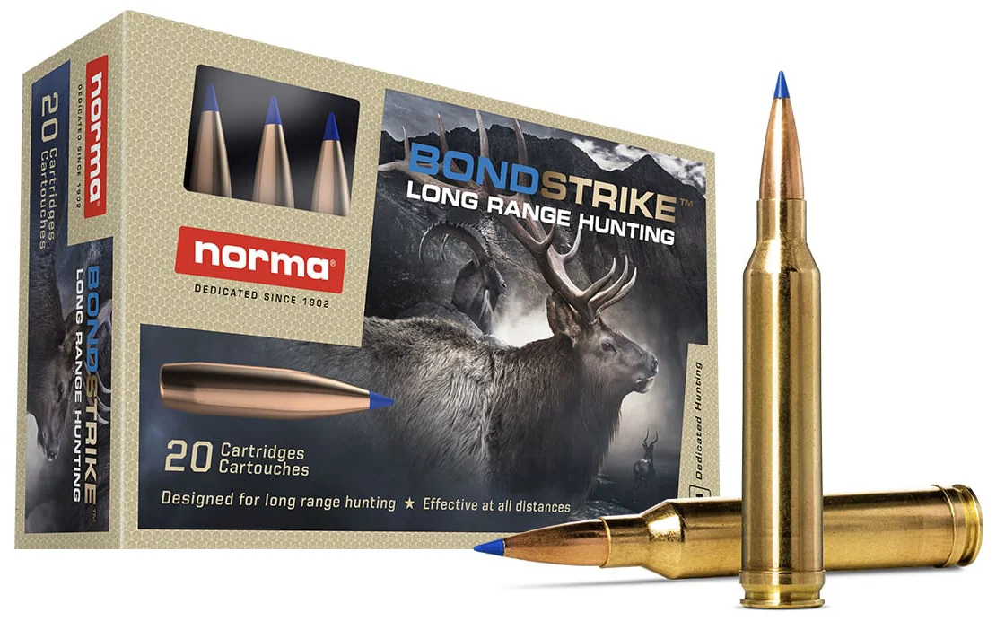 Norma 7mm Rem Mag 165gr BONDED Brass – 20rd