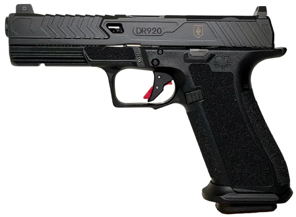 SHAS DR920 9MM 5 WAR POET BLK
