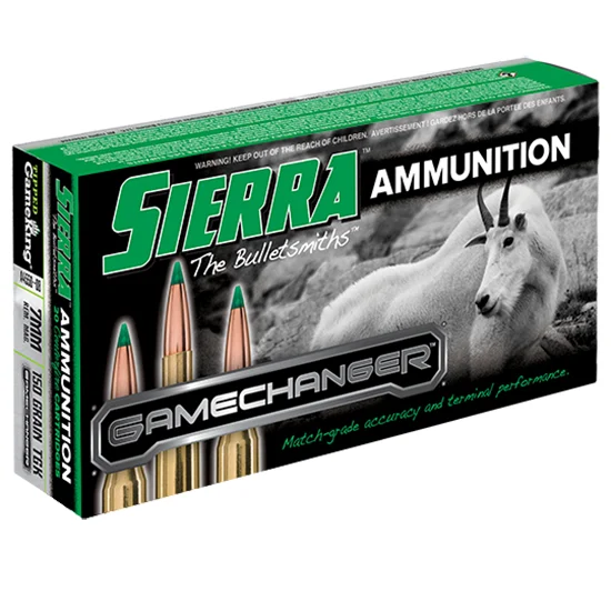 Sierra 7mm Rem Mag 150gr GAMEKING – 20rd