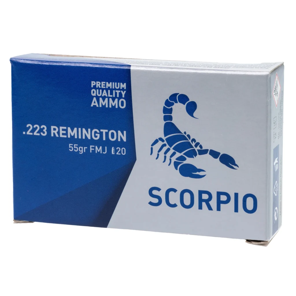 SCORPIO AMMO .223REM 55GR FMJ 20RDS