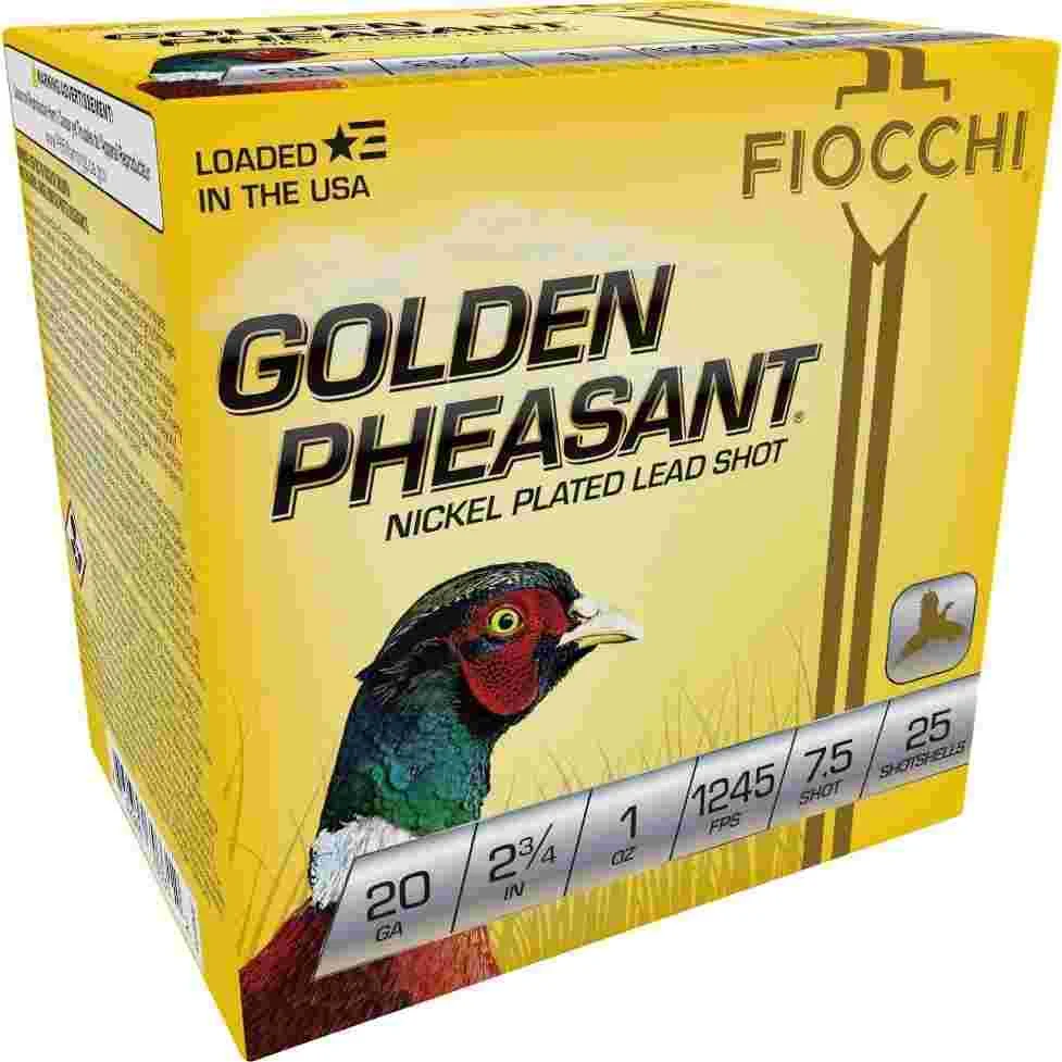 GOLDEN PHEASANT NP 20ga 2 3/4″ 1oz #7.5 1245fps 25RD